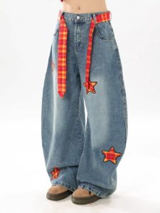 Women Relaxed Fit Mid-Rise Cotton Jeans