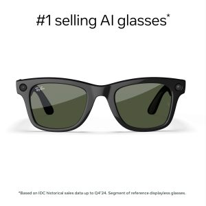 Ray-Ban Meta (Gen 2), Wayfarer, Matte Black | Smart AI Glasses for Men