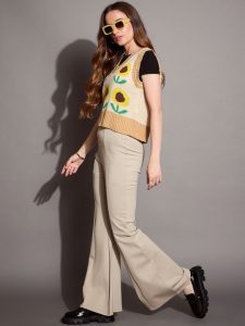 Women High-Rise Trousers