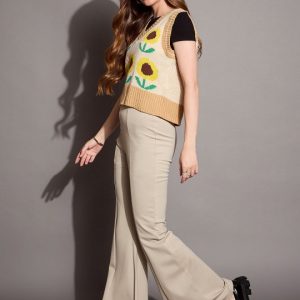 Women High-Rise Trousers